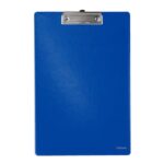 Portablocco con clip Esselte Standard cartoncino/polipropilene blu