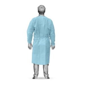 Camice visitatore DPI Cat. 1 Mister Care in PP - taglia unica - azzurro -