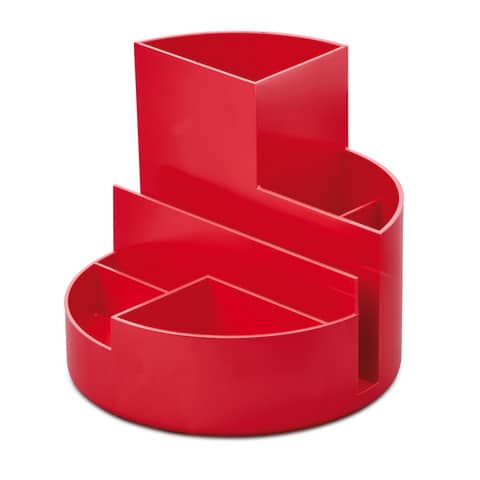 Portaoggetti Maul MAULRoundBox - riciclato rosso - Ø 14 cm h.12,5 cm