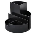 Portaoggetti Maul MAULRoundBox - riciclato nero - Ø 14 cm h.12,5 cm
