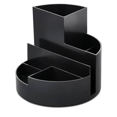 Portaoggetti Maul MAULRoundBox - riciclato nero - Ø 14 cm h.12,5 cm