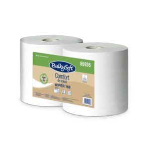 Bobina Multiuso 2 veli Bulkysoft Comfort Wiper 168 mt - bianco -