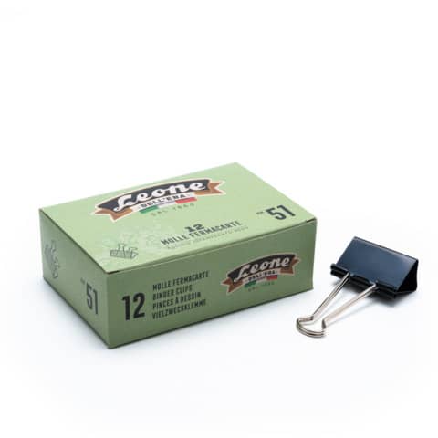 Molle fermacarte nere Leone Dell'Era 51 mm -