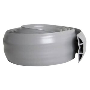Protezione morbida per cavi + nastro adesivo Viso - Grigio - 3000x101x23 mm