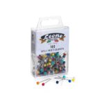 Spilli testa in plastica colorata Leone Dell'Era Inox 304 - 0,60x32 mm -
