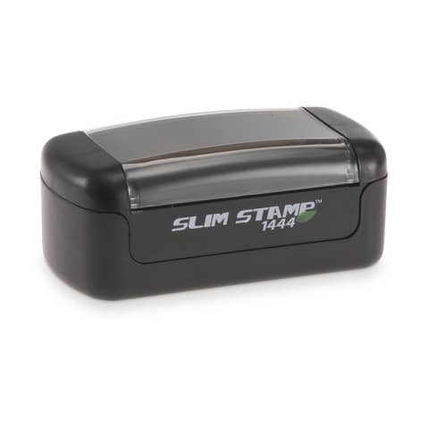 Timbro di testo preinchiostrato Trodat tascabile - Slim Stamp 1444 compatibile