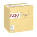 Folded napkins 2 ply Fato Smart Table pure cellulose 24x24 cm champagne