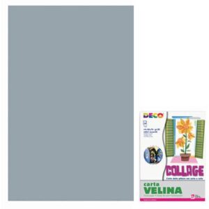 Tissue paper 50x76 cm - 24 sheets envelope - 20 gsm Deco silver