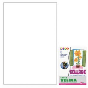 Tissue paper 50x76 cm - 24 sheets envelope - 20 gsm Deco white