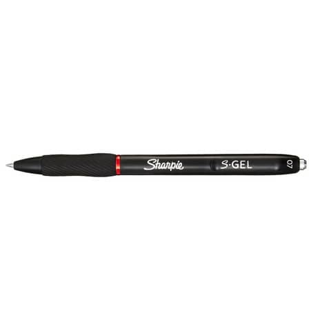 Penna gel a scatto Sharpie S-Gel - punta media 0,7 mm - rosso