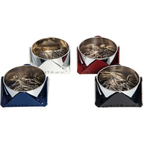 Portaclips magnetico Zenith 821 7,8x7,8x6,3 cm - nero -