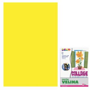 Tissue paper 50x76 cm - 24 sheets envelope - 20 gsm Deco yellow