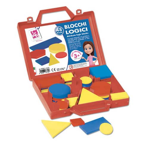 Logic blocks - case 48 pieces CWR assorted