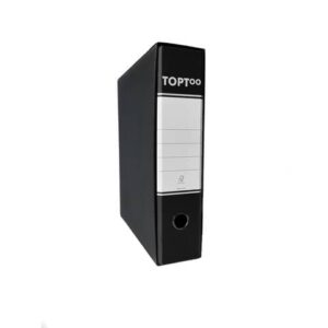 Registratore protocollo con custodia TOPToo dorso 8 cm - 23x33 cm nero -