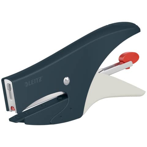 Cucitrice a pinza Leitz Cosy per punti metallici n.8 - 15 fogli - grigio