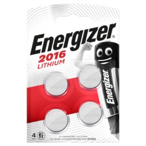 Batterie al litio a bottone Energizer Lithium BP4 3V CR2016 -