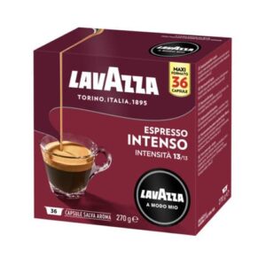 Lavazza Coffee Pods Box 36 capsules A Modo Mio Intenso -