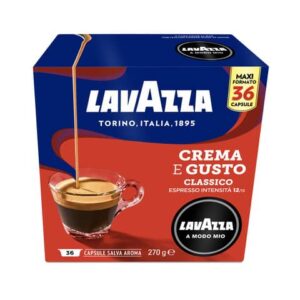 Coffee pods Lavazza Case 36 capsules A Modo Mio Crema&Gusto -