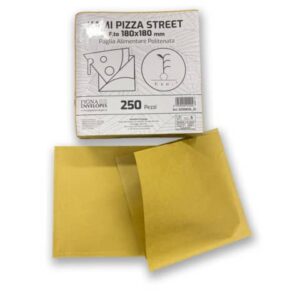 Pizza Street in carta paglia Pigna Envelopes Kami 80gr + 9gr PE - 18x18 cm