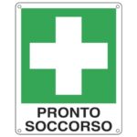 Cartello d'emergenza 12x14,5 cm Cartelli Segnalatori "Pronto soccorso"
