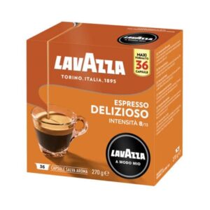 Lavazza Coffee Pods Case 36 capsules A Modo Mio Delizioso -