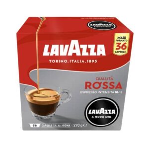 Coffee pods Lavazza Box 36 capsules A Modo Mio Qualità Rossa -