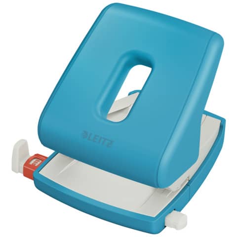 Perforatore a 2 fori Leitz Cosy - fino a 30 fogli blu calmo