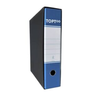 Registratore protocollo con custodia TOPToo dorso 8 cm - 23x33 cm - azzurro