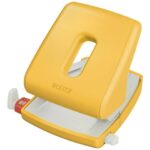 Leitz Cosy 2-hole punch - up to 30 sheets warm yellow