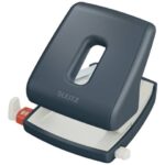 Perforatore a 2 fori Leitz Cosy - fino a 30 fogli grigio velluto