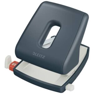 Perforatore a 2 fori Leitz Cosy - fino a 30 fogli grigio velluto