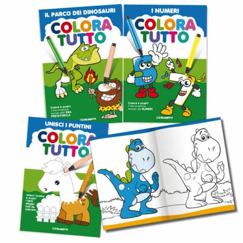 Blasetti colouring book - staple finish - assorted fantasies