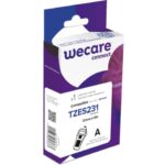 Nastro compatibile Brother laminato con adesivo resistente 12 mm x 8 mt Wecare