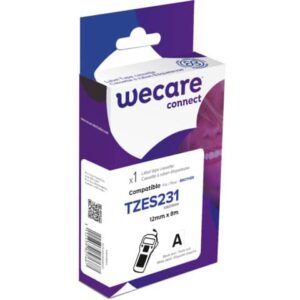Brother compatible tape laminated with strong adhesive 12 mm x 8 m Wecare