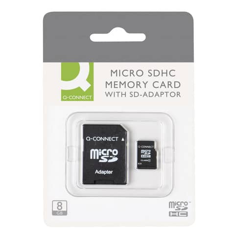 Scheda di memoria  Q-Connect Micro SDHC 8 GB