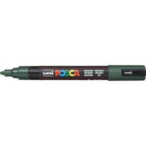 Marcatore a tempera Posca Uni-Ball punta tonda 1,8-2,5 mm verde inglese