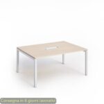 Artexport Bridge meeting table 160x120x72.5 cm aluminium legs - top