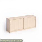 Armadio basso rovere con ante scorrevoli Artexport Bridge/Flex 185x46x73 cm
