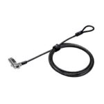 Slim combination laptop padlock - for standard Kensington slot