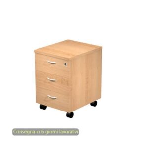 Cassettiera a tre cassetti smontata Artexport Presto 43x52x59,5 cm - faggio