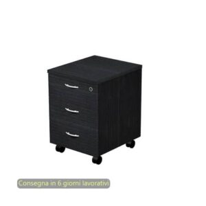 Cassettiera a tre cassetti smontata Artexport Presto 43x52x59,5 cm nero