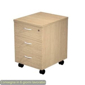 Cassettiera a tre cassetti smontata Artexport Presto 43x52x59,5 cm - rovere