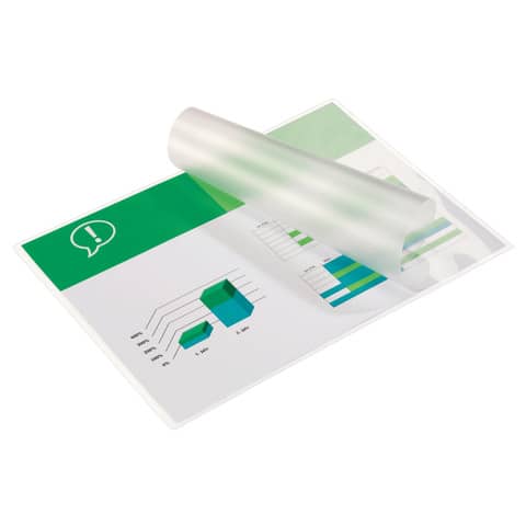 Pouches per plastificatrici GBC 2x100 µm finitura lucida - A3