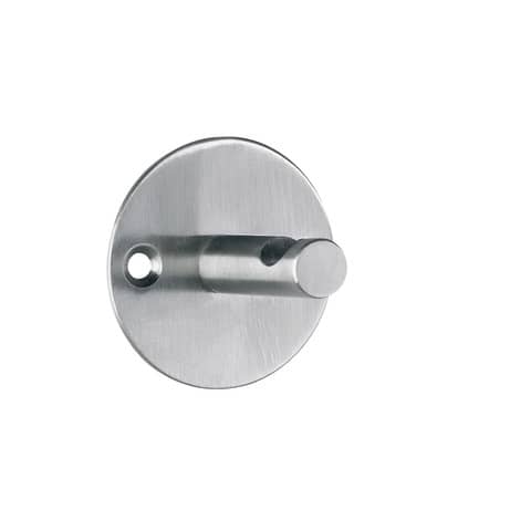 Appendiabiti singolo da muro in metallo - diametro 5,2 cm - cilindro Alco