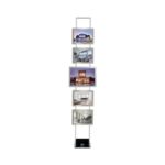 Struttura autoportante Tecnostyl Kit LEDMAG + trasformatore - 4 cornici A4 +1