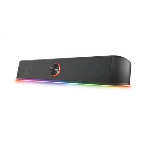 Trust GXT 619 Thorne RGB illuminated gaming stereo soundbar - design