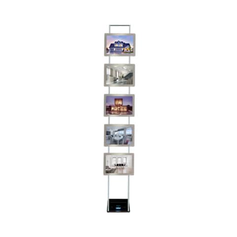 Struttura autoportante Tecnostyl Kit LEDMAG + trasformatore - 5 cornici