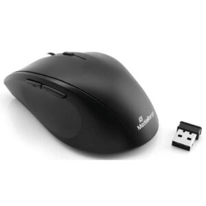 Mouse ottico Media Range 5 pulsanti, serie highline, wireless 1600 dpi nero