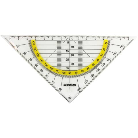 Squadra con goniometro Donau flessibile 16 cm