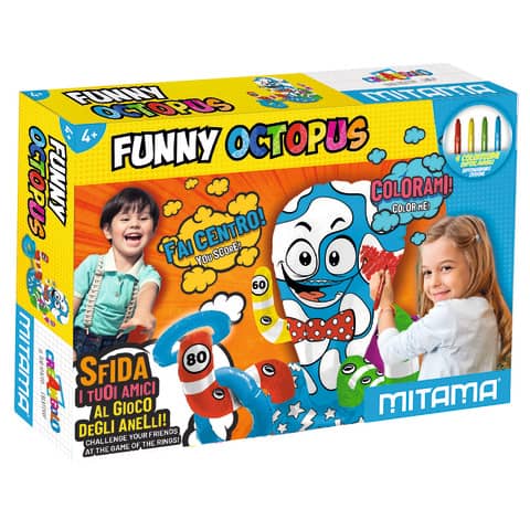 Gioco con colori Mitama Funny Octopus assortiti